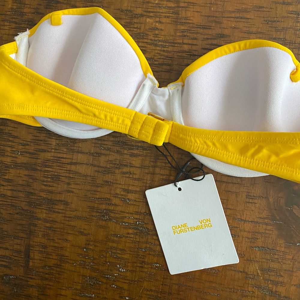 DVF yellow bikini top - Picture 6 of 6